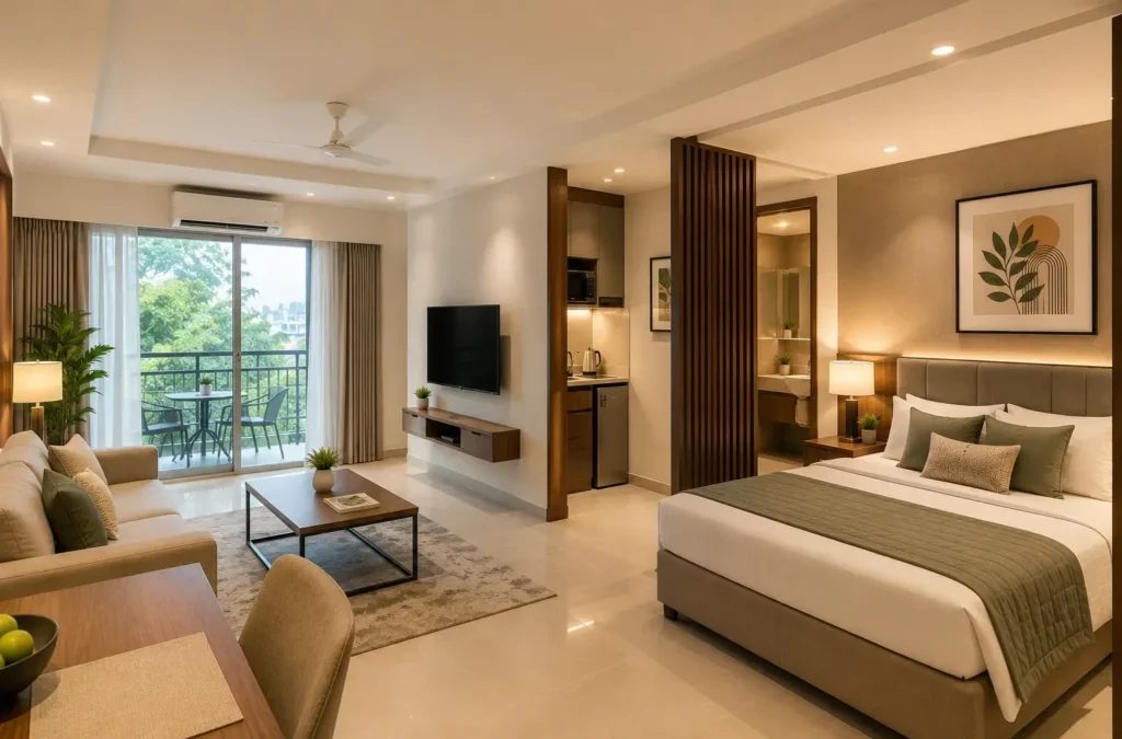 Why Service Apartments for Monthly Rent Are Better Than Hotels in Delhi