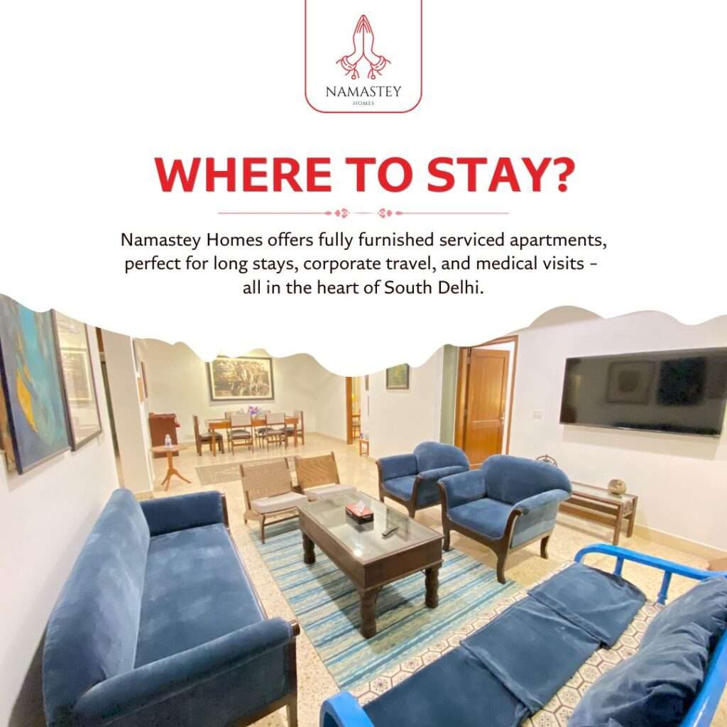 luxury service apartment in south delhi