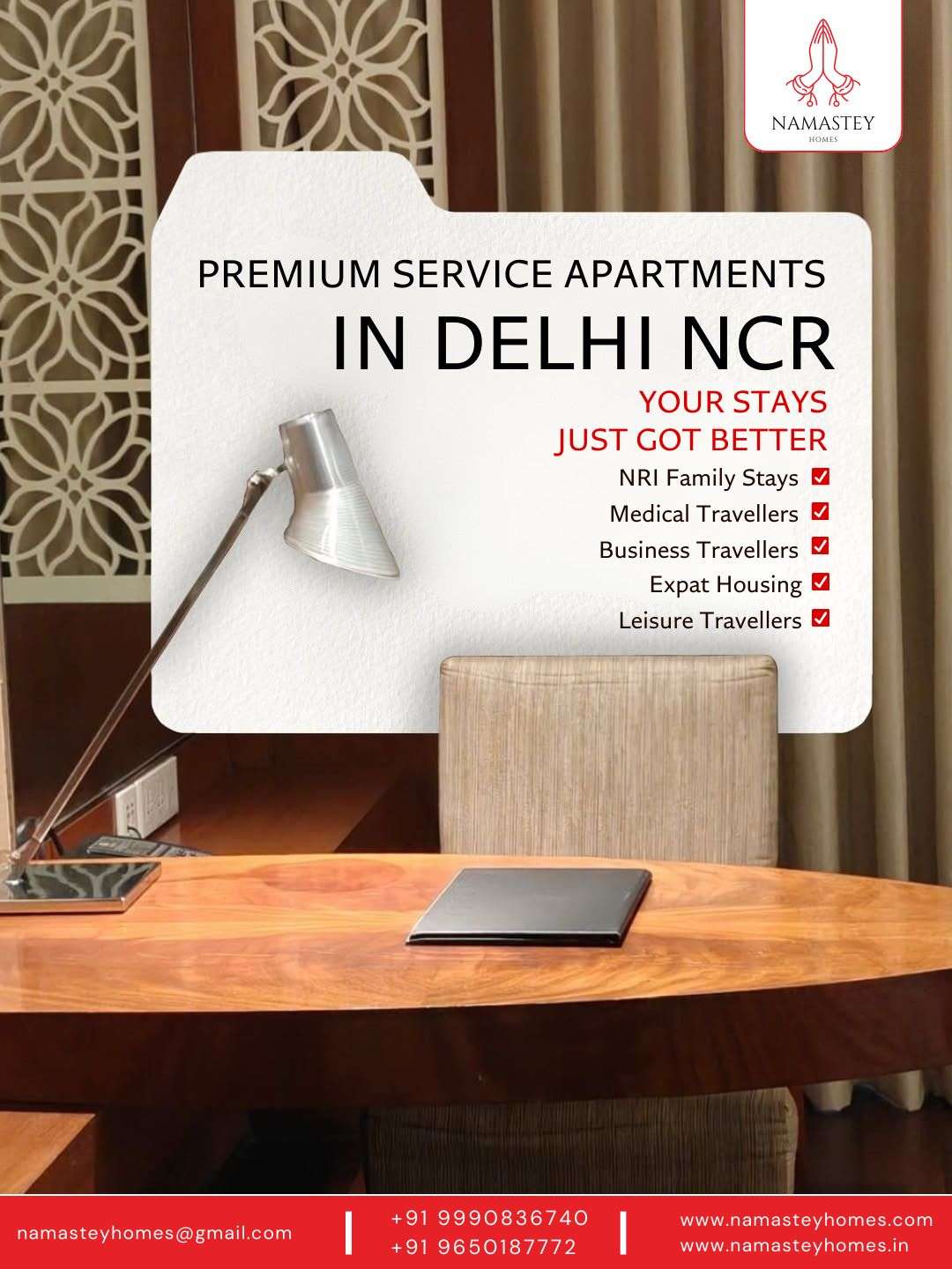 family-friendly serviced apartments in delhi